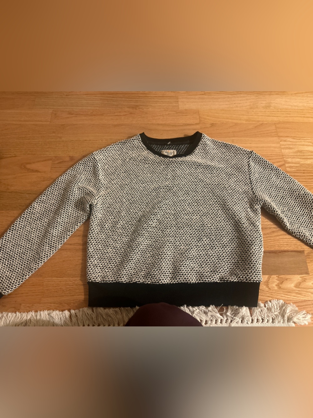 Marine Layer Robin Textured Crewneck
